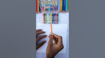 Thumbnail of #Wax crayons colour☺😀# #Doms colour# #please like subscribe and share# #viral video# #short video#