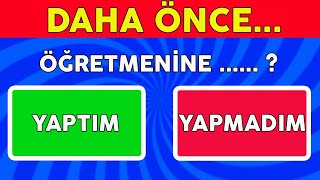 Sır Perdesi Aralanıyor: Kendine Karşı Ne Kadar Dürüstsün?  Yaptım mı, Yapmadım mı?