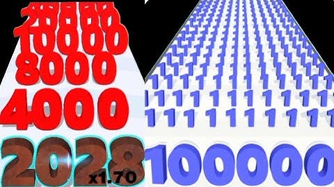 Big Update With Satisfying Funny Math Games - Number run Vs Numbers Run