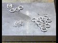 Making Jump Rings From Sterling Silver Wire.