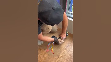 Floor socket installation process- Good tools and machinery make work easy