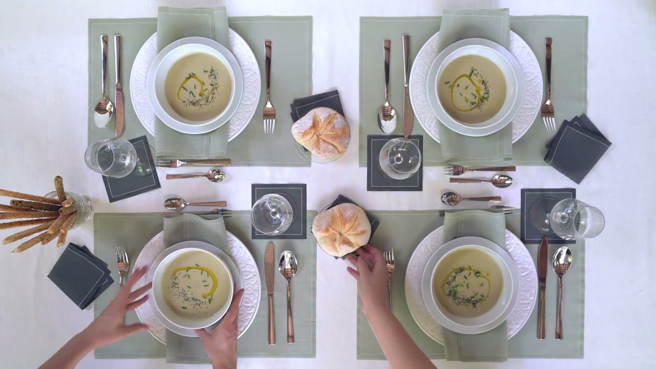 MY DRAP Water Green Linen Collection