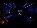 Feel peaceful sublime rest aboard this luxury christmas private jet  brown noise ambience  4k