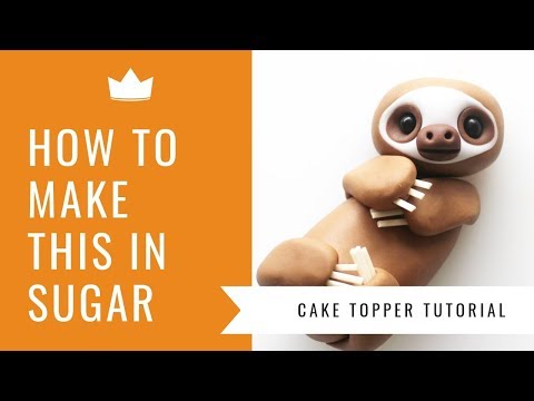 How To Make An Adorable Sloth Cake Topper Youtube - kek croc roblox roblox meme on meme
