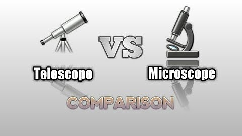 Telescope VS Microscope comparison