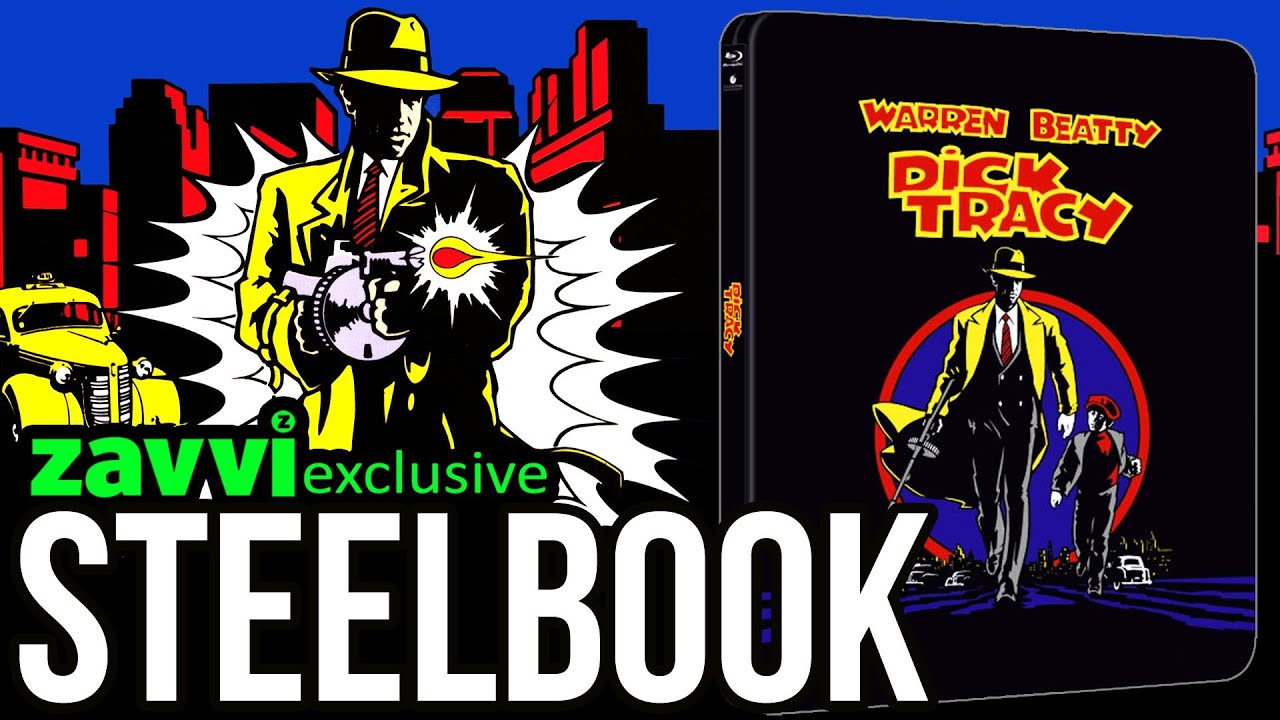 Dick Tracy | Zavvi Exclusive Blu-ray Steelbook | Hi-Def Ninja.com