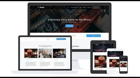 Listee Business Directory Listing WordPress Theme
