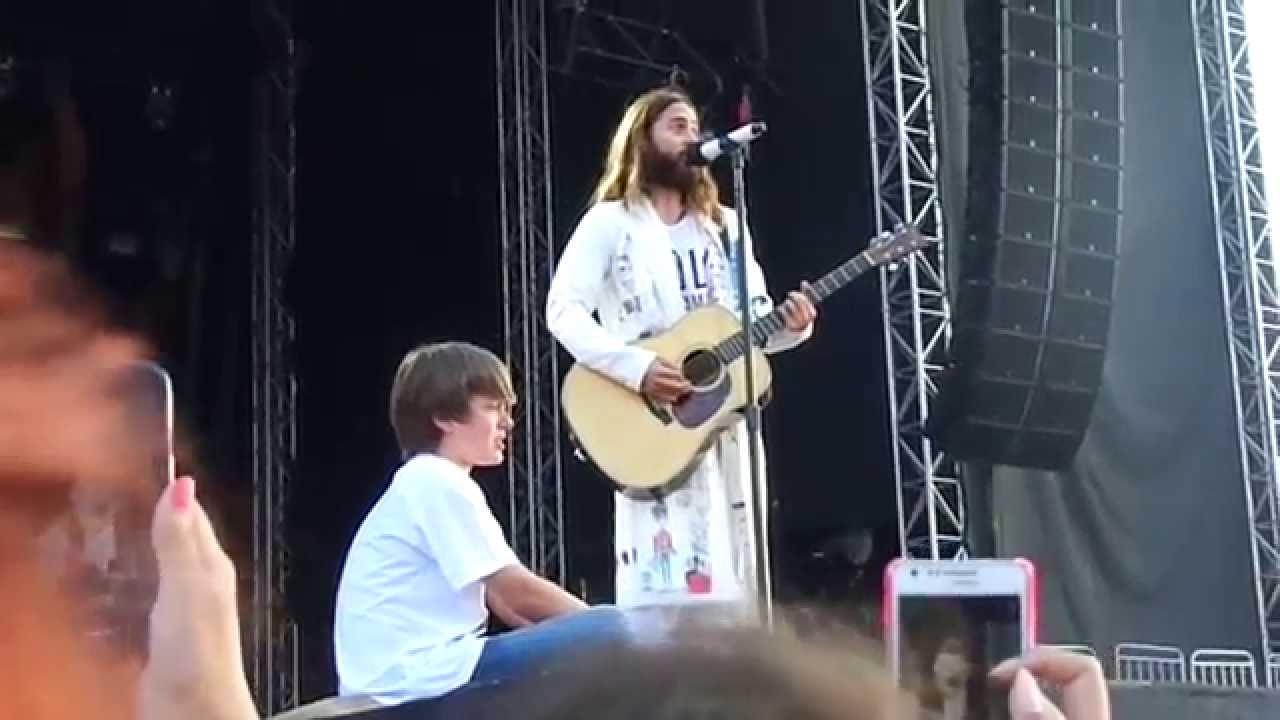 Acoustic-Part/ 30 seconds to mars/ Mönchengladbach/ Germany/ 25 June 2014