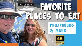 Exploring Philipsburg, St. Maarten | Lunch at Our Favorite Spot & Dinner at Maho Beach