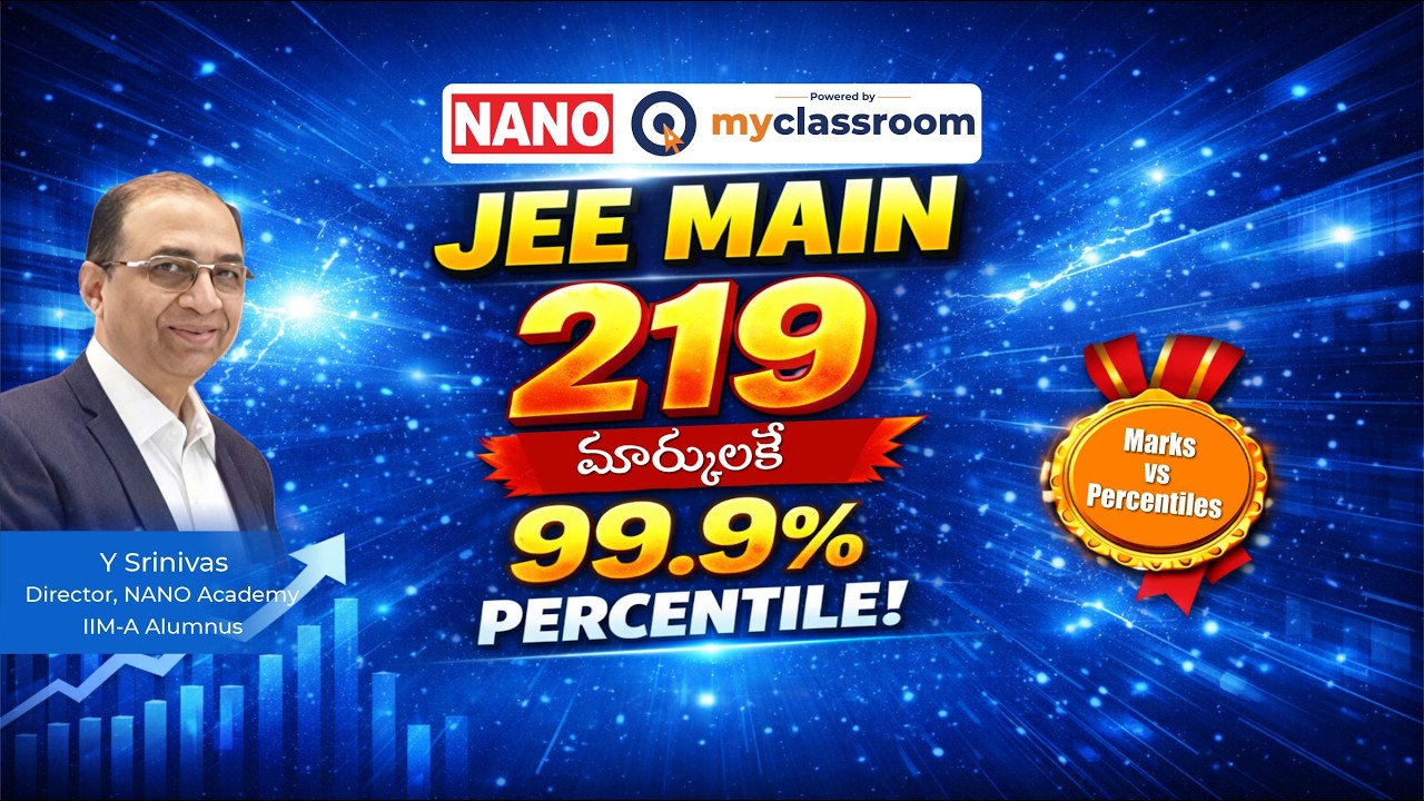 JEE Main 2026 January Marks vs Percentile | Shift-wise Analysis & Final Stats || NANO myClassroom