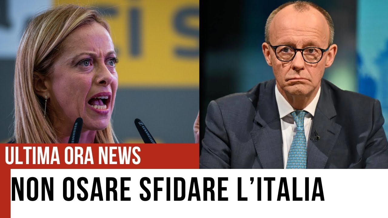 SHOCK In Parlamento Europeo! Meloni UMILIA Merz NELLA SUA LINGUA!