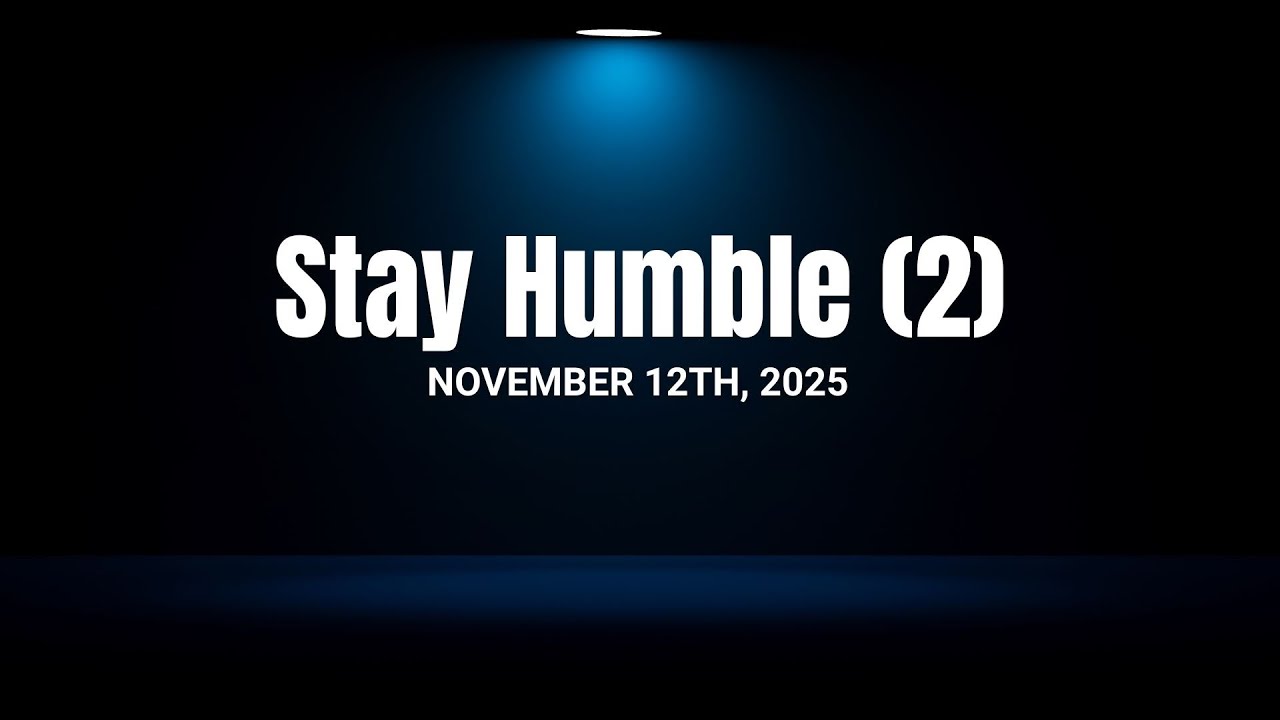Open Heaven Daily Devotional || Stay Humble (2) || November 12th, 2025 ...
