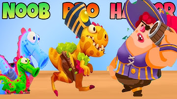 Dino Bash 🦖🔥 – Noob vs Pro vs Hacker epische strijd