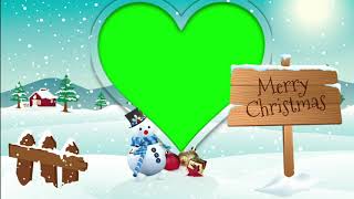 Green Screen Christmas Frame