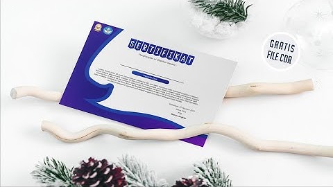 cara membuat sertifikat dengan coreldraw x7 - seri 1