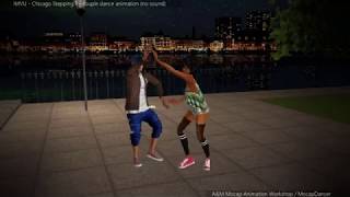 IMVU - Chicago Stepping 1 - couple dance animation for IMVU 3D game