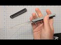 Slim Gentleman's Ball Bearing Pivot Flipper Tanto Knives in Jade Green and Black G10