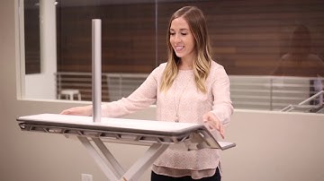 Fellowes® Lotus™ Sit Stand Workstation - Monitor Arms