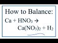 Balancing Chemical Equations with Calcium