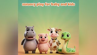 Sensory Play 🧸🐶 with Soft Animal Toys for Toddlers screenshot 5