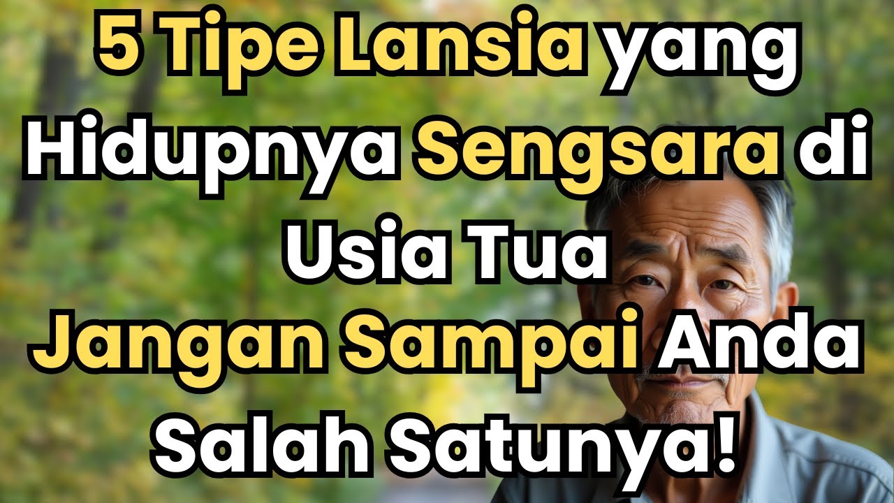 Ada 5 Tipe Lanisa Yang Menjalani Hidup Sengsara di Hari Tua - Jangan Sampai Anda Salah Satunya!