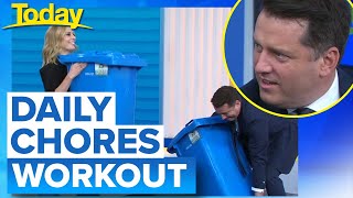 Ally dominates 'incidental fitness' workout | Today Show Australia