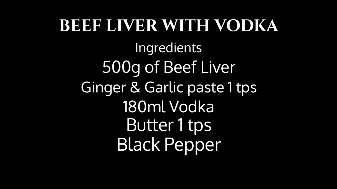 Delicious BEEF LIVER with VODKA! | Sang's Kitchen