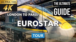 [4K] Eurostar London to Paris Tour 2023 : The Fastest and Most Scenic Way to Travel