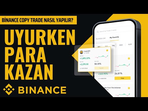 Uyurken DOLAR KAZAN! Binance COPY TRADE Nasıl Kullanılır? Traderların İşlemini Kopyala PARA KAZAN