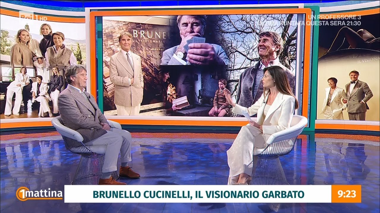 Brunello Cucinelli: il visionario garbato - Unomattina 18/12/2025