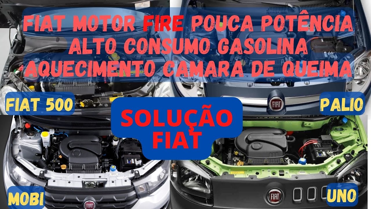 Falha motor fire perdendo potência Fiat Mobi, Fiat 500, Fiat Uno ,Fiat Palio
