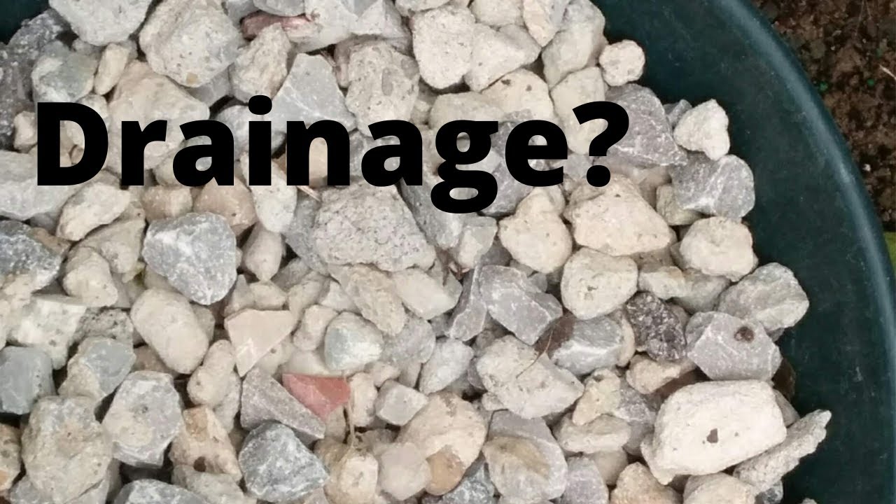 Putting Rocks in the Bottom of a Planter 