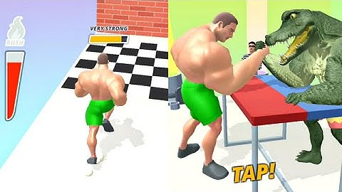 Muscle Rush Smash Runner All levels Gameplay Android ios (levels 10-11)