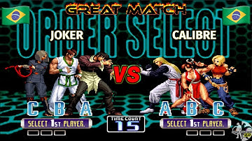 JOKER vs CALIBRE ¡BATALLA ÉPICA!  FT10 KOF 2002