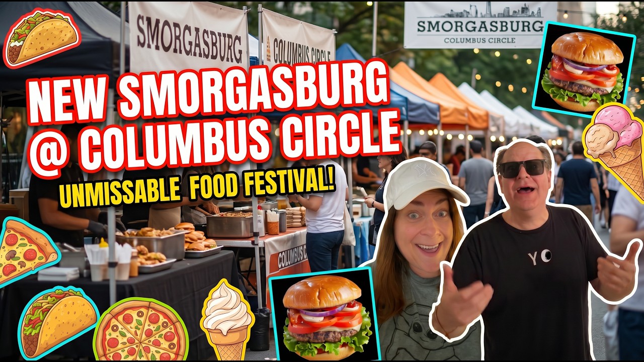 LIVE ⭐️ Columbus Circle + Smorgasburg! 🥘 Date Night 😀#nyc #life