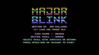 Major Blink Review for the Commodore 16 Plus/4 by John Gage