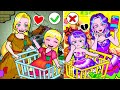 Paper Dolls Dress Up - Poor Rapunzel and Jealousy Mother and Daughter - Barbie Story &amp; Crafts