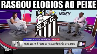 SANTOS 3 X 1 BRAGANTINO DENILSON RASGOU ELOGIOS AO PEIXE