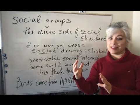 Video: Group As An Element Of Social Structure