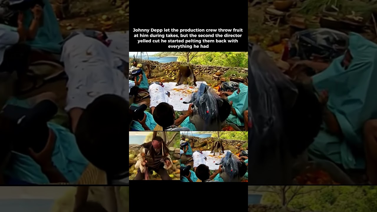 The Instant The Director Yelled Cut, Johnny Depp Turned A Movie Set Into An All-Out Fruit War