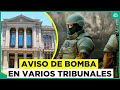 Avisos de bomba simultáneos en tribunales: Carabineros realiza operativo