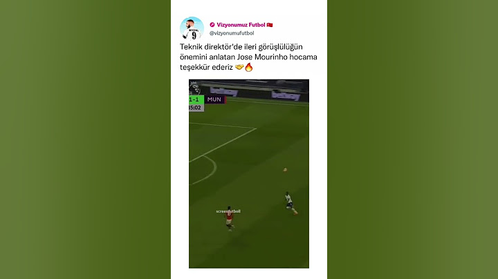 Jose Mourinho'dan ileri görüşlülük 🤩