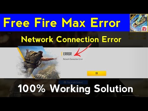 free fire max network connection error | free fire max login problem network connection error