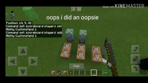 MCPE JoJo COMMANDS | Stand Making tutorial PART 1.