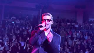 Justin Timberlake performs No Angels on The Forget Tomorrow World Tour in Vancouver on 4/29/24. Wealth