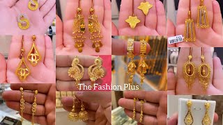 22k Different Designs of Gold Earring with Weight and Price @TheFashionPlus