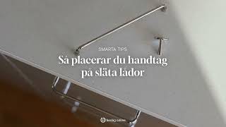 Placering Handtag På Slät Låda - Beslag Online