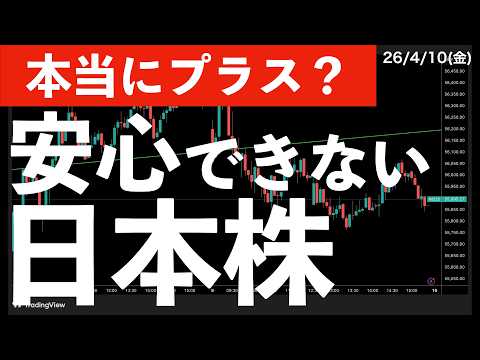 【本当にプラス？】先物がプラスでも安心できない日本株　#米国株 #日経平均 #sp500　#米国株 #日経平均 #sp500