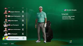 EA SPORTS PGA TOUR - Every Golfer Player by Gameplay Only 1,071 views 1 year ago 2 minutes, 15 seconds