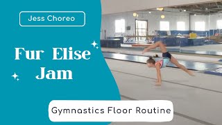 Fur Elise Jam | Gymnastics Floor Routine | Jess Choreo screenshot 3